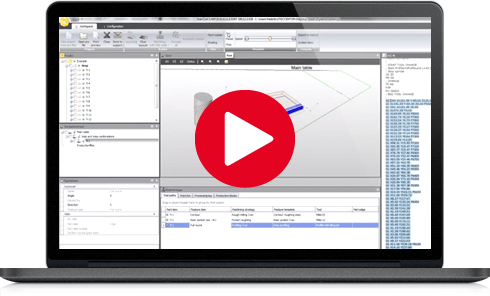 Staircon demonstration video of 3/4 axis machinings