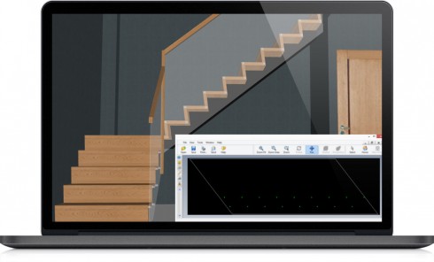Staircon add-on - Export 2D screenprint of glass example on laptop