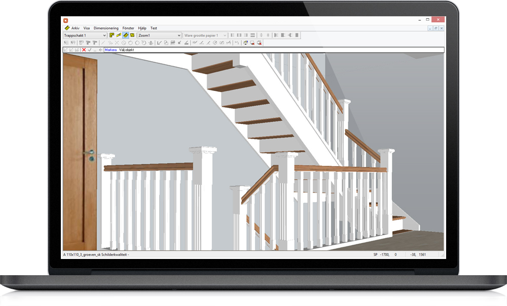 CAD CAM software for design  and manufacture of staircases 